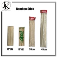 [Ready Stock] Bamboo Stick | Lidi | lidi satay | Lidi Bunga Telur | 45cm |35cm | 10(A) | 10(C) | 30c