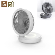 Xiaomi Life Store Edon ไร้สายระงับ Air Circulation พัดลม USB แบบชาร์จไฟได้พัดลมไฟฟ้า Night Light Tou