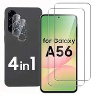 (4pcs) Tempered Glass Screen Protector (2pcs) + Tempered Glass Camera Lens Protector (2pcs) For Sams