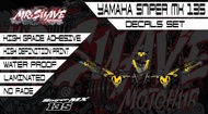 Yamaha Sniper MX 135 Movistar Decals Set