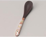 Ceramic Spoon, Handle Spoon A, 5.0 x 0.9 x 0.4 inches (12.8 x 2.4 x 1 cm), Western Tableware, Cafes,