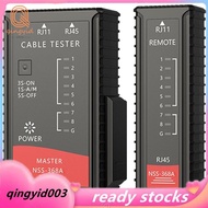 Burn Battery Powered Cable Tester RJ45 Network Cord Tester CAT5E CAT6 CAT7 8P8C 6P8C Transmitter Rec