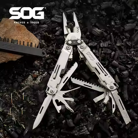 SOG 21 in 1 PowerAccess Tactical Gear Multi-tool Folding Knife Pliers Multifunctional Hand Tools EDC