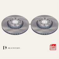 FEBI BILSTEIN AUDI VOLKSWAGEN PASSAT TIGUAN AUDI A3 Q3 FRONT BRAKE DISC SET /2 PCS  (24384)(1K061530
