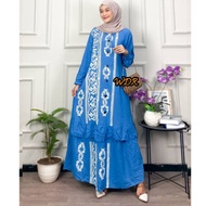 Gamis Twill Rayon Full Kancing Gamis Twill Ori Pekalongan Homey Dress