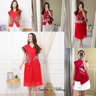 Sandra'c (INSTANT) dress edition sincia imlek chritsmas korean style dress dress korean style