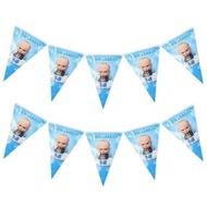 Boss Baby Banderitas Flags Party Supplies Needs