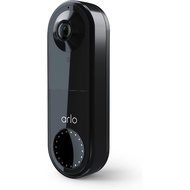 Arlo Essential Wired Video Doorbell - HD Video, 180° View, Night Vision, 2 Way Audio, DIY Installation (wiring required)