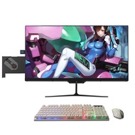 JISHU Brand new computer cpu Intel Core i5/i7  all-in-one PC desktop 8G memory 1TB SSD 22-inches monitor with camera and DVD free keyboard and mouse set of desktop computer