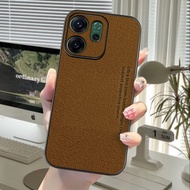 Latest Case Oppo Reno 14 Reno 14 Pro Reno 14F Softcase Luxury Plain Leather Casing
