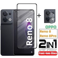 tempered glass oppo reno 8 / pro / pro 5g full cover - reno 8 pro 5g