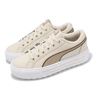 Puma 休閒鞋 Kaia 2.0 女鞋 米白 白 皮革 厚底 增高 運動鞋 39232003