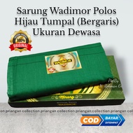 Sarung Wadimor Polos Tumpal Warna Dewasa Hijau Biru Merah Coklat Ungu Kuning Toska Oren Abu Dll