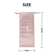 HisoKa Pink velvet storage bag 15*35cm