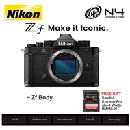 NIKON ZF Full Frame Mirrorless Camera Body / 40mmKit / 24-70mm Kit