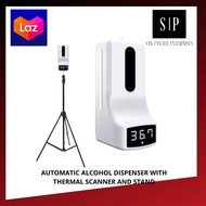 K9 Automatic Alcohol Dispenser with Stand and Thermal Scanner