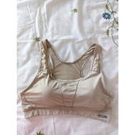 Training bra size 90/95 A/B, smooth mesh leather color