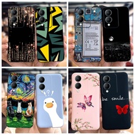 For Vivo Y17s 4G Casing Cute Butterfly Duck Cat Cartoon Soft Silicone Back Cover For Vivo Y17s 2023 Y 17s VivoY17s Case