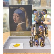 [In Stock] BE@RBRICK x Johannes Vermeer “The Girl with the Pearl Earring) 100%+400% bearbrick