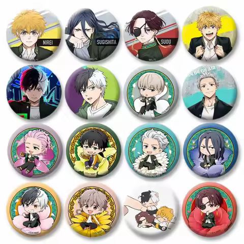 Hot Anime WIND BREAKER Brooches Sakura Haruka Suo Hayato Mitsuki Cartoon Cosplay Badge Backpack Clot
