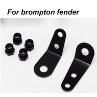 1 set install hook lug + nuts for Brompton bike fender mudguard