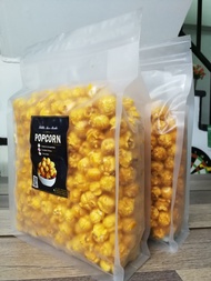 Popcorn Cheddar cheese ป๊อบคอร์นรสเชดด้าชีส กรอบฟู อร่อย เม็ดกลม เม็ดโหญ่ คำโตๆ ใช้ผงเชดด้าชีสพรีเมี