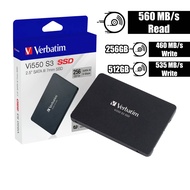 Verbatim Vi550 S3 256GB/512GB SATA III 2.5" 7mm Solid State Drive SSD