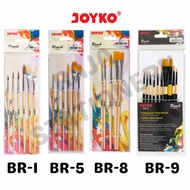 JOYKO ACRYLIC BRUSH SET QUALITY ACRYLIC PAINT PAINTING BRUSH SET Acrylic Paint Brush Set