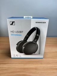 Sennheiser HD 450BT 頭戴式降噪藍牙耳機 黑色 平行進口 (全新!!!!!)