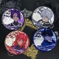 58mm Blue Lock 58mm Lencana Anime Butang Button Badge with Pin Brooch Clips Collar Nagi Reo Isagi