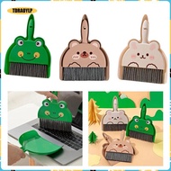 [tdraoylp] Mini Broom and Dustpan Set Cleaning Brush and Dustpan for Travel Bedroom Car
