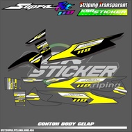 HONDA SUPRA NEW MOTORCYCLE STRIPING STICKERS SUPRA FIT NEWHONDA - SIMPLE LIST OF COLOR VARIATIONS OF