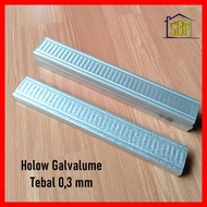 Besi Holo Holow Hollow Galvalum 4x4 Tebal 0.3 (0.25) Rangka Plafon