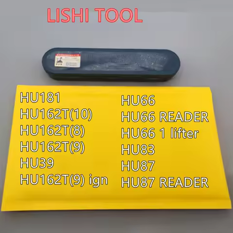 Lishi tools HU162T(10) HU162T(8) HU162T(9) HU181 HU39 HU162T(9) ign HU66 HU66 READER HU66 1 lifter H