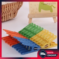 Gratis Ongkir -  Jepitan Baju Jemuran Cucian Isi 20 Pcs / Gantungan Baju / Jepitan Baju 4 Warna