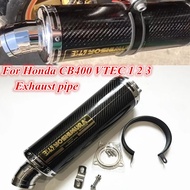 For Honda VTEC400 CB400 Honda CB400 Vtec 1 2 3 Exhaust Vent Pipe System Motorcycle Exhaust Muffler S
