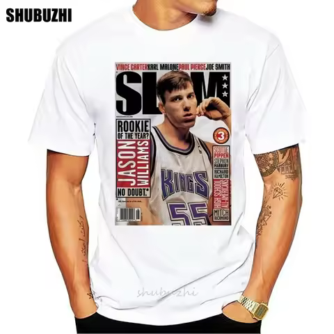 Jason Williams Slam Cover T-Shirt Men Women Street Tee Shirt fashion t-shirt men cotton brand teeshi
