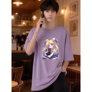 2Y825 [AIYOU] Tshirt Men Lelaki Baju T Shirt Crop Top Clothes Korean Style Wanita Seluar Plus Size W