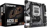 GIGABYTE A620I AX (AM5/ LGA 1718/ AMD/ A620/ Mini-ITX/ 5-Year Warranty/ DDR5/ Single M.2/ PCIe 4.0/ 