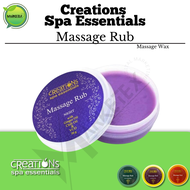 Creations Spa Essentials Pain Relief Rub Aromatherapy Massage Rub Wax fo Muscle Pain & Headahce