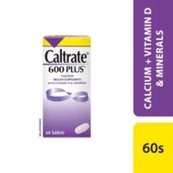 Caltrate 600 Plus 60's
