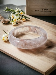 櫻花瑪瑙手鐲 瑪瑙手鐲 盛開粉花 繁花 牛血紅勾邊 正鐲 57圈口