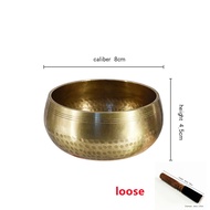 【A Motion】 Nepal handmade Tibet Buddha sound bowl Yoga Meditation Chanting Bowl Brass Chime Handicra