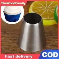 TheWoodFamily R22L Round Piping Tip Decorating Nozzle Pastry Tips Fondant Cake Pastry Tool MY