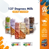 137 Degrees Unsweetened Almond Milk Walnut Milk Pistachio Milk Hala Keto Organic 1000ml