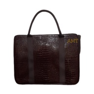 Croco Bv-45 Synthetic Leather Sling Travel Clothing Bag