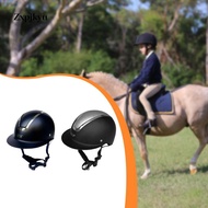Zxpjkyu Equestrian Helmet Headgear Fashion Lightweight Professional Comfortable Riding Cap Adjustabl