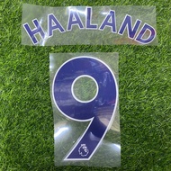 Jersey nameset Haaland 9 navy nns