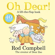 Imported Children's Board Book Oh Dear!: A Lift-the-flap Farm Book from the Creator of Dear Zoo