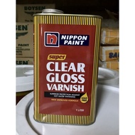 Nippon paint clear gloss varnish / valspar varnish (QUART size)